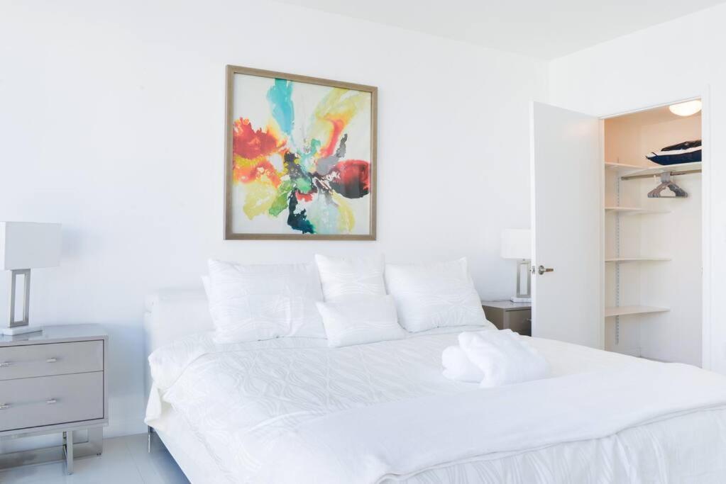 Wonderful 2 Bedroom Apt With Ocean Views At Icon Brickell Miami Exterior foto