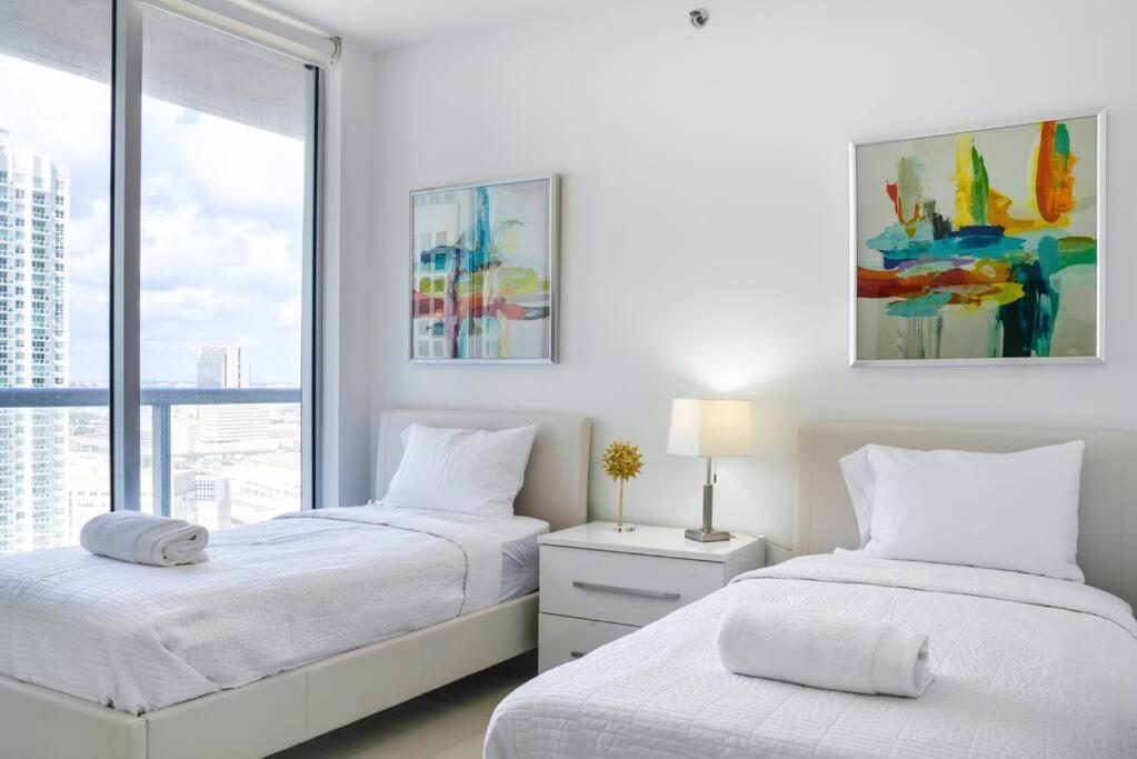 Wonderful 2 Bedroom Apt With Ocean Views At Icon Brickell Miami Exterior foto