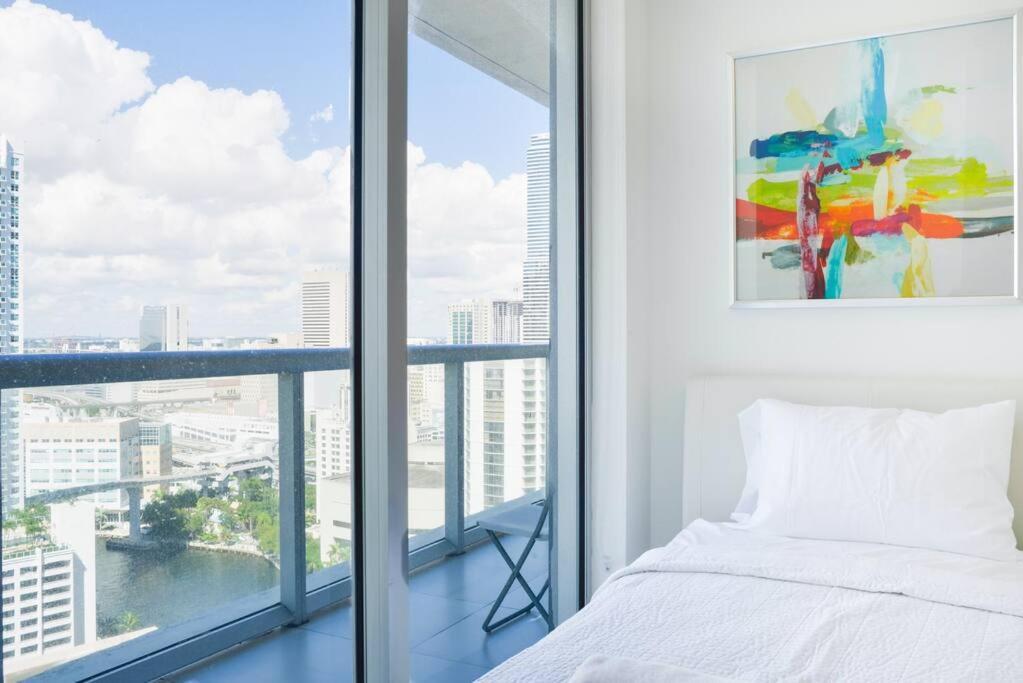 Wonderful 2 Bedroom Apt With Ocean Views At Icon Brickell Miami Exterior foto