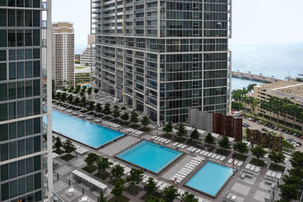 Wonderful 2 Bedroom Apt With Ocean Views At Icon Brickell Miami Exterior foto